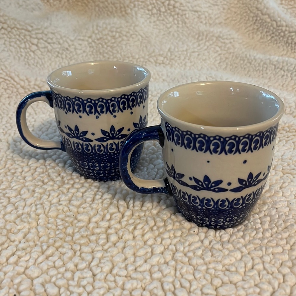 Polish Pottery Mugs